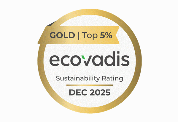 Gemtek Technology Awarded EcoVadis Gold Medal for Sustainability Excellence